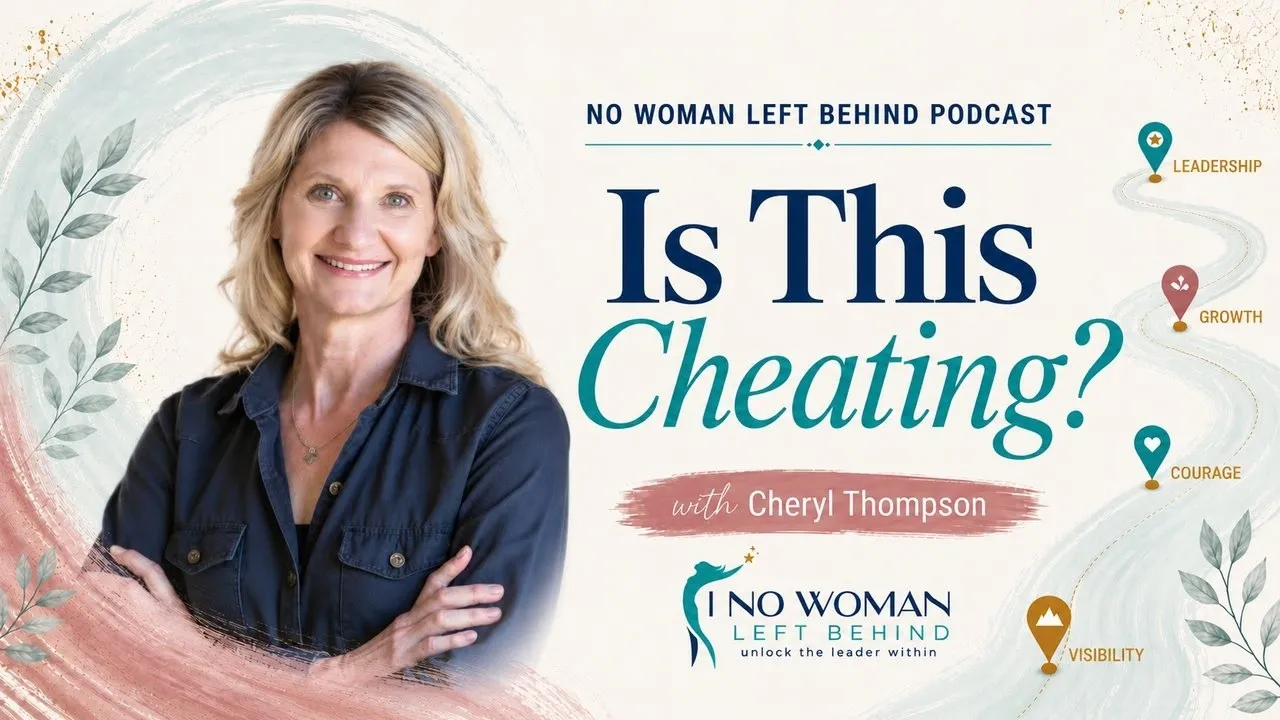 No Woman Left Behind episode artwork featuring Cheryl Thompson: Is This Cheating?